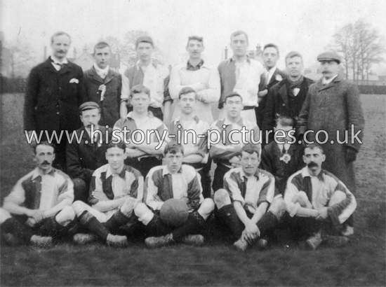 The Team, Hornchurch Football Club, Hornchurch, Essex. c.1905-6